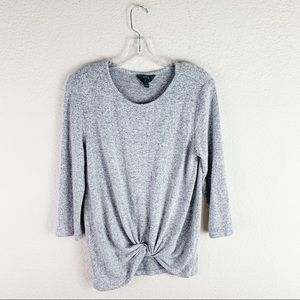 Mix by 41 Hawthorne front tie blouse top